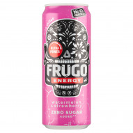 Frugo Energy Watermelon & Strawberry Gazowany napój 330 ml