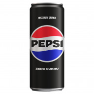 Pepsi-Cola Zero cukru Napój gazowany 330 ml