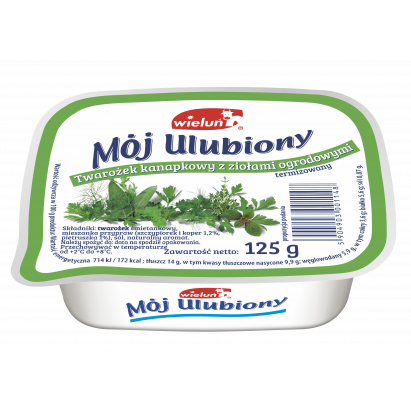 Twarożek kanapkowy Mój Ulubiony z ziołami ogrodowymi 125 g