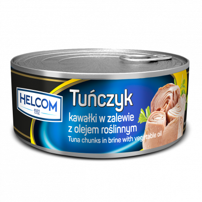 Tuńczyk kawałki w oleju 170g Helcom