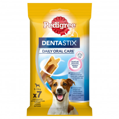 Pedigree DentaStix 5-10 kg Karma uzupełniająca dla psów 110 g (7 sztuk)