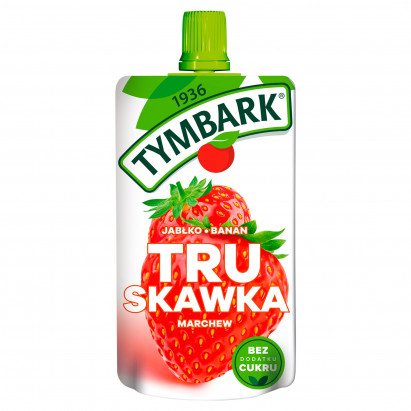 Tymbark Mus jabłko banan truskawka marchew 120 g