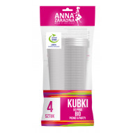 Anna Zaradna Kubki do piwa BIO 4szt