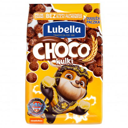 Lubella Choco kulki Zbożowe kulki o smaku czekoladowym 500 g