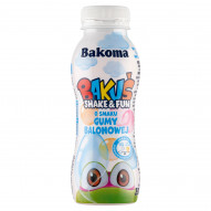 Bakoma Bakuś Shake & Fun Napój mleczny o smaku gumy balonowej 230 g 