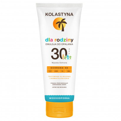 Kolastyna Emulsja do opalania dla rodziny SPF 30 250 ml