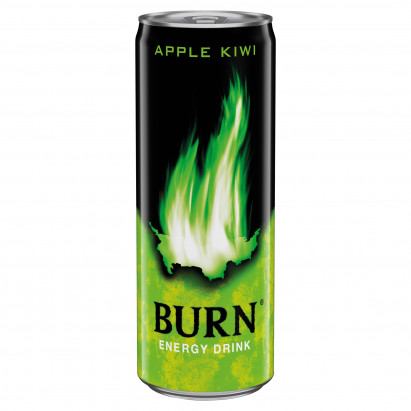 Burn Apple Kiwi Gazowany napój energetyczny 250 ml