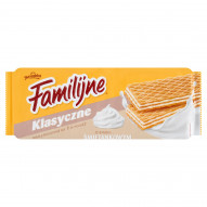 Familijne Klasyczne wafle o smaku śmietankowym 180 g