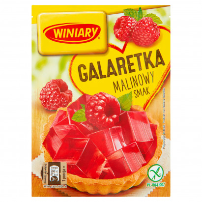 Winiary Galaretka malinowy smak 71 g