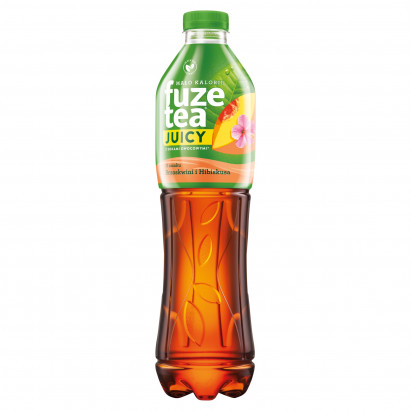 Fuze Tea Juicy Napój niegazowany o smaku brzoskwini i hibiskusa 1,5 l