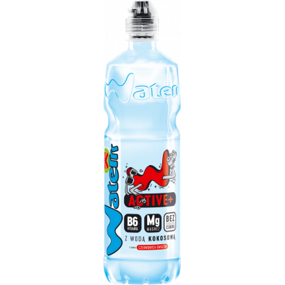 Kubuś Waterrr Active + czerwone owoce 750 ml