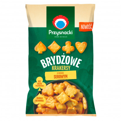 Przysnacki Brydżowe krakersy o smaku serowym 100 g