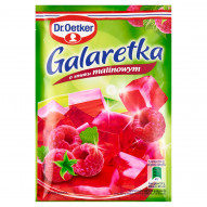 Dr. Oetker Galaretka o smaku malinowym 72 g