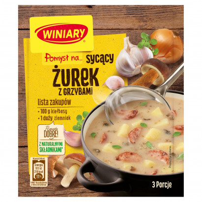 Winiary Pomysł na... Sycący żurek z grzybami 49 g