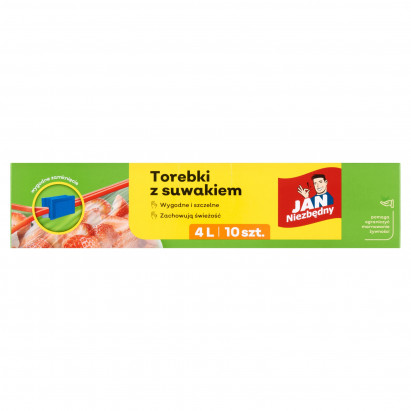 Jan Niezbędny Torebki z suwakiem 4 l 10 sztuk