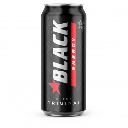 Black Energy Ultra Original Gazowany napój energetyzujący 500 ml