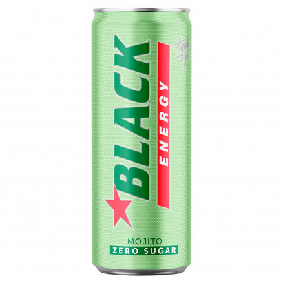 Black Energy Mojito Gazowany napój energetyzujący 250 ml