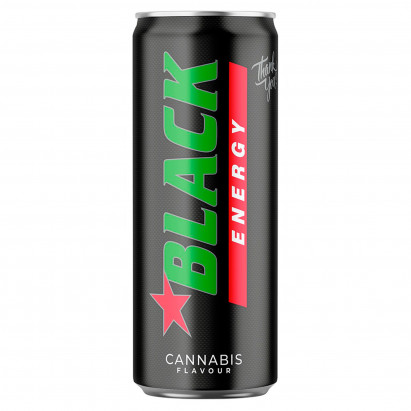 Black Energy Cannabis Gazowany napój energetyzujący 250 ml