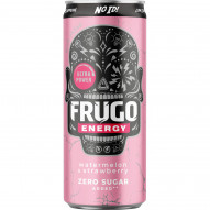 Frugo Energy Watermelon & Strawberry Gazowany napój 330 ml