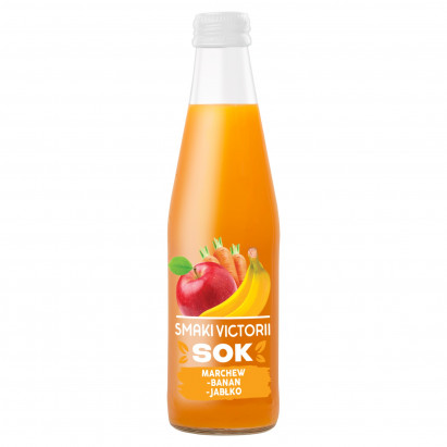 Smaki Victorii Sok marchew-banan-jabłko 250 ml