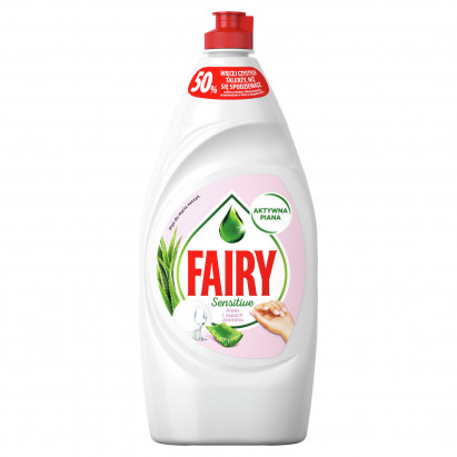 Fairy Sensitive Washing Up Liquid Aloe Vera & Pink Jasmine Mild on Hands 900 ML