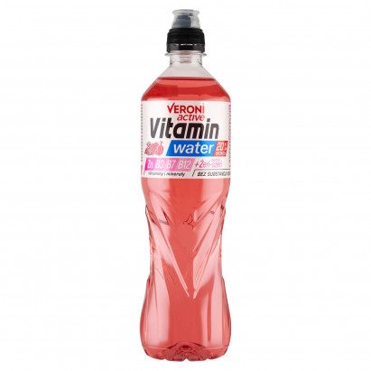 Veroni Active Vitamin Water Napój niegazowany o smaku czerwonych winogron i granatu 700 ml