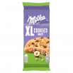 Milka XL Cookies Nuts Ciastka z kawałkami czekolady mlecznej i orzechami 184 g