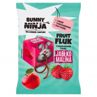 Bunny Ninja Fruit Fluk Przekąska owocowa o smaku jabłko malina 15 g