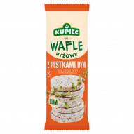 Kupiec Slim Wafle ryżowe z pestkami dyni 90 g