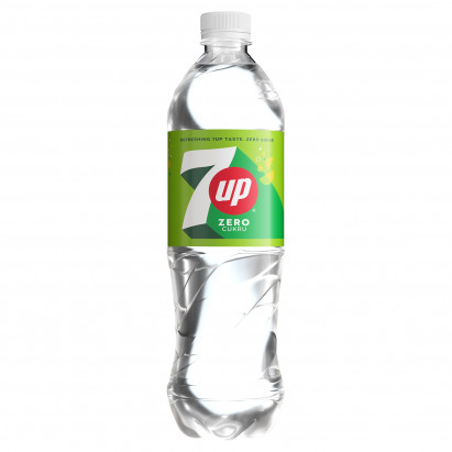 7UP Zero cukru Napój gazowany o smaku cytrynowo-limonkowym 0,85 l