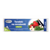 Grosik Torebki na mrożonki z klipsami 2l