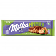 Milka Mmmax Czekolada mleczna z wafelkiem Nutty Choco Wafer 300 g