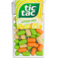 Tic Tac Drażetki o smaku owoców yuzu mandarynki cytryny oraz cytryny-limetki 54 g