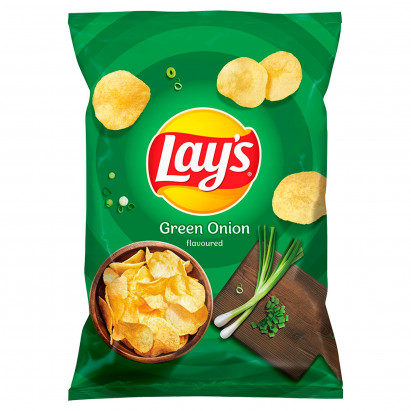 Lay's Chipsy ziemniaczane o smaku zielonej cebulki 130 g