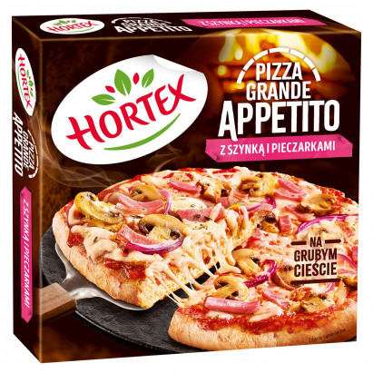 Hortex Grande Appetito Pizza z szynką i pieczarkami 425 g