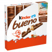 Kinder Bueno Wafel pokryty mleczną czekoladą wypełniony nadzieniem 107,5 g (5 sztuk)