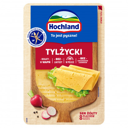 Hochland Ser żółty tylżycki w plastrach 135 g