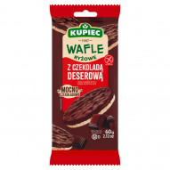 Kupiec Wafle ryżowe z czekoladą deserową 60 g (4 sztuki)