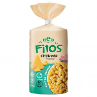 Kupiec Fitos Wafle kukurydziane o smaku cheddar 120 g (15 sztuk)