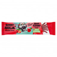 Bunny Ninja Fruit Straws Przekąska owocowa o smaku jabłko truskawka 16 g