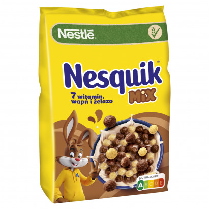 Nestlé Nesquik Mix Zbożowe kuleczki czekoladowo-waniliowy smak 225 g