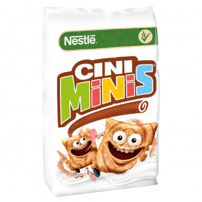 Nestlé Cini Minis Zbożowe kwadraciki o smaku cynamonowym 250 g