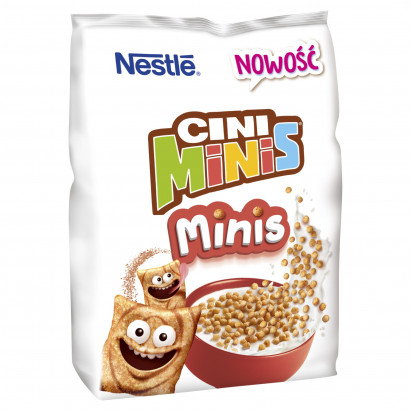 Nestlé Cini Minis Minis Zbożowe kuleczki o smaku cynamonowym 210 g