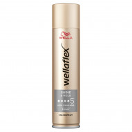 Wella Wellaflex Shine & Hold Ultra Strong Hold Lakier do włosów 250 ml