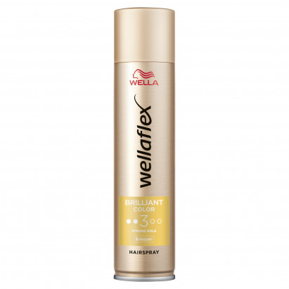 Wella Wellaflex Brilliant Color Strong Hold Lakier do włosów 250 ml