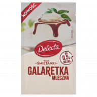 Delecta Galaretka mleczna smak śmietanki 60 g