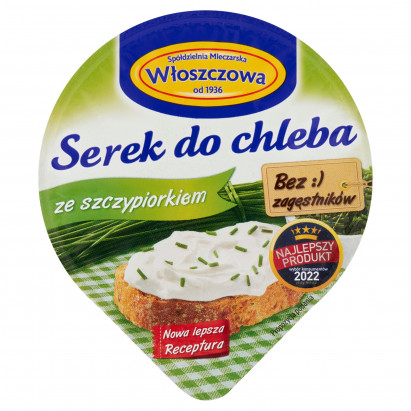 Włoszczowa Serek do chleba ze szczypiorkiem 100 g