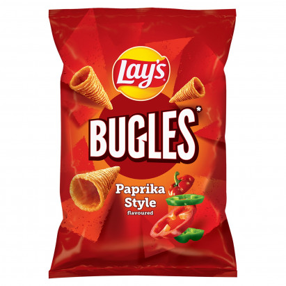 Lay's Bugles Przekąski kukurydziane o smaku papryki 110 g