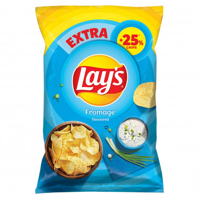 Lay's Chipsy ziemniaczane o smaku śmietankowego serka z ziołami 163 g