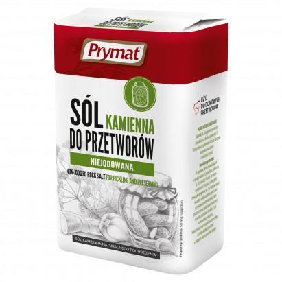 Prymat Sól kamienna do przetworów niejodowana 1 kg